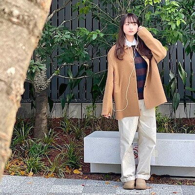 婦人 ウール混 ダブルフェイスショートコート | 無印良品